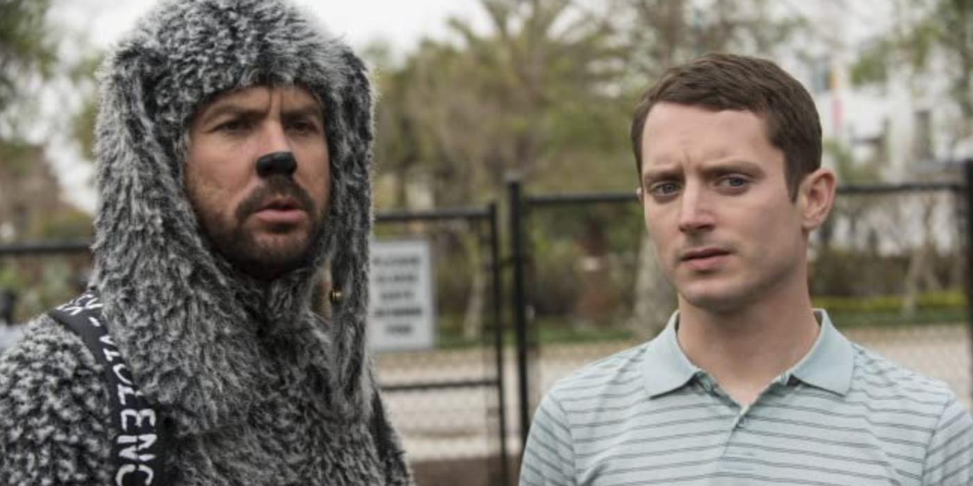 Elijah Wood as Ryan and Jason Gann as Wilfred the dog in Wilfred