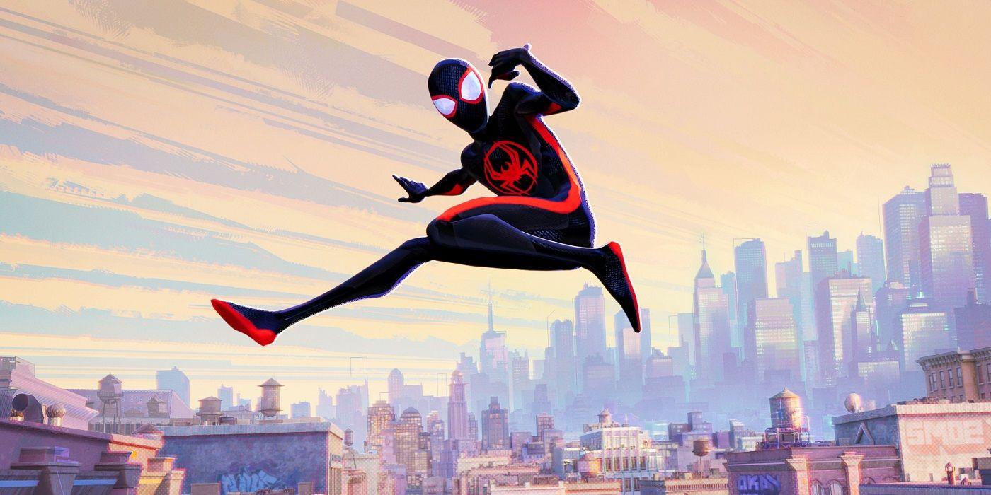 miles morales in spider man across the spider verse